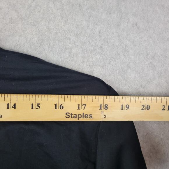 Old Navy 100% Cotton Black LS Knee Length Shirt Dress Women's Plus 3X - Picture 10 of 12